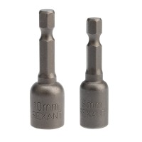 Ключ-насадка магнитная 1/4" 8х48 мм + 10х48 мм (2 шт./уп.) Kranz Ключ-насадка магнитная 1/4" 8х48 мм + 10х48 мм (2 шт./уп.) Kranz