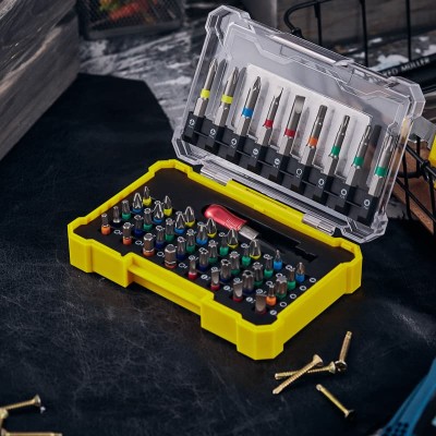 Набор бит с магнитным держателем 25-50 мм, 49 шт. (50 шт./уп.) Kranz Набор бит с магнитным держателем 25-50 мм, 49 шт. (50 шт./уп.) Kranz