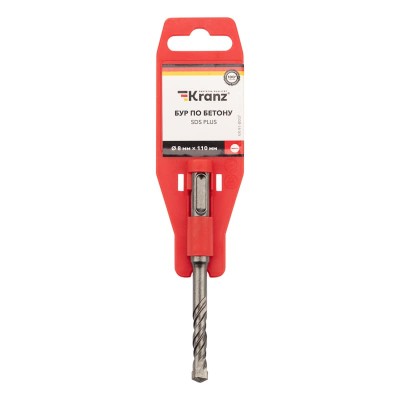 Бур по бетону 8x110x50мм SDS PLUS KRANZ Бур по бетону 8x110x50мм SDS PLUS KRANZ
