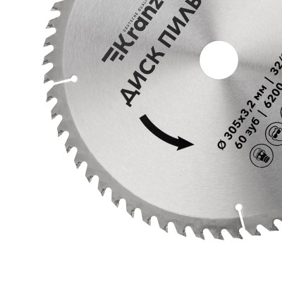 Диск пильный 305 мм х 60 зуб х 32/30 мм KRANZ