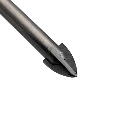 Сверло по стеклу и керамике 12 мм, 4 грани, шестигранный хвостовик Kranz Сверло по стеклу и керамике 12 мм, 4 грани, шестигранный хвостовик Kranz