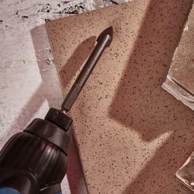 Сверло по стеклу и керамике10 мм, 2 грани, шестигранный хвостовик Kranz Сверло по стеклу и керамике10 мм, 2 грани, шестигранный хвостовик Kranz