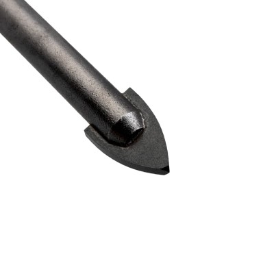 Сверло по стеклу и керамике 12 мм, 2 грани, шестигранный хвостовик Kranz Сверло по стеклу и керамике 12 мм, 2 грани, шестигранный хвостовик Kranz