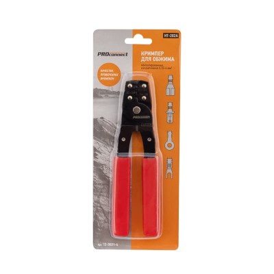 Кримпер HT-202A для обжима автоклемм 0,35-6,0мм² PROconnect