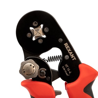 Кримпер HT-16-4 для обжима штыревых наконечников 0,08-16,0мм², с регулятором прижимного усилия REXANT Кримпер HT-16-4 для обжима штыревых наконечников 0,08-16,0мм², с регулятором прижимного усилия REXANT