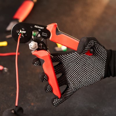 Кримпер HT-16-4 для обжима штыревых наконечников 0,08-16,0мм², с регулятором прижимного усилия REXANT Кримпер HT-16-4 для обжима штыревых наконечников 0,08-16,0мм², с регулятором прижимного усилия REXANT