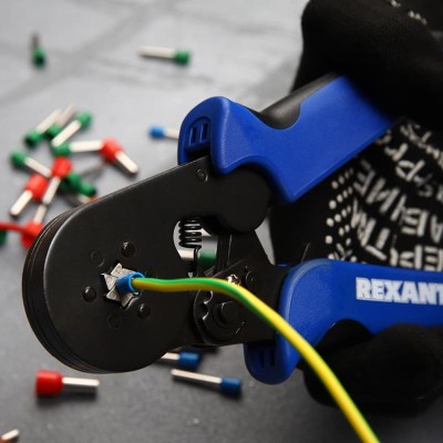 Кримпер HT-866 для обжима штыревых наконечников 0,08-6,0мм² REXANT Кримпер HT-866 для обжима штыревых наконечников 0,08-6,0мм² REXANT