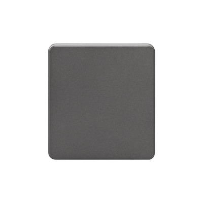 Выключатель ROUND 1 кл 10А с/у титан KRANZ