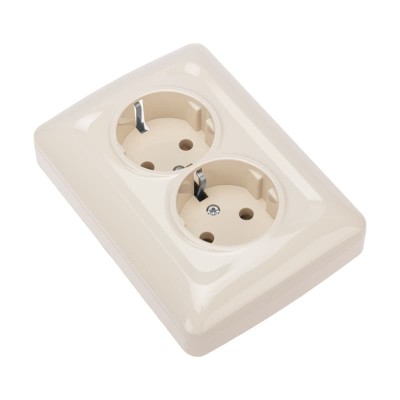 DEA Розетка 2-ая керамика с/з с/у 16А Беж KRANZ DEA Розетка 2-ая керамика с/з с/у 16А Беж KRANZ