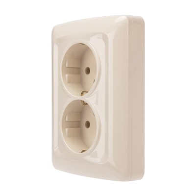 DEA Розетка 2-ая керамика с/з с/у 16А Беж KRANZ DEA Розетка 2-ая керамика с/з с/у 16А Беж KRANZ
