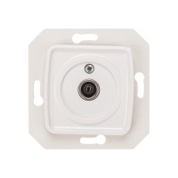 DEA Розетка TV Проходная с/у мех. Бел KRANZ DEA Розетка TV Проходная с/у мех. Бел KRANZ