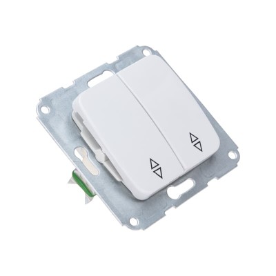 DEA Выключатель (переключатель) 2кл прох. с/у 10А мех. белый KRANZ DEA Выключатель (переключатель) 2кл прох. с/у 10А мех. белый KRANZ