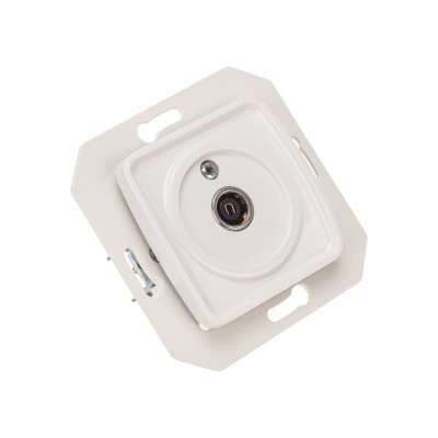 DEA Розетка TV Проходная с/у мех. Бел KRANZ DEA Розетка TV Проходная с/у мех. Бел KRANZ