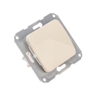 DEA Выключатель 1кл с/у 10А мех. Беж KRANZ