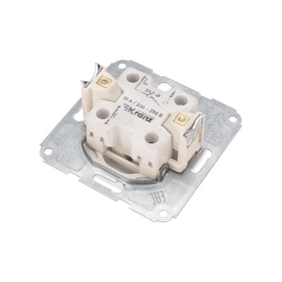 DEA Выключатель 1кл с/у 10А мех. Бел KRANZ DEA Выключатель 1кл с/у 10А мех. Бел KRANZ