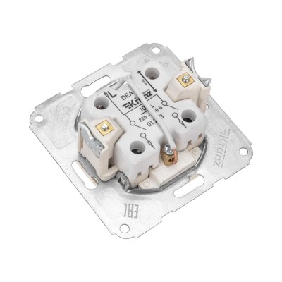 DEA Выключатель 2кл (инд) с/у 10А мех. Беж KRANZ