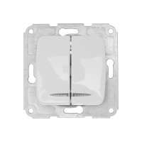 DEA Выключатель 2кл (инд) с/у 10А мех. Бел KRANZ DEA Выключатель 2кл (инд) с/у 10А мех. Бел KRANZ