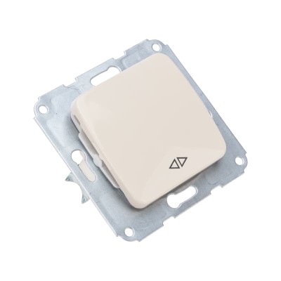 DEA Выключатель (переключатель) 1кл перекрест. с/у 10А мех. бежевый KRANZ DEA Выключатель (переключатель) 1кл перекрест. с/у 10А мех. бежевый KRANZ