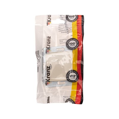 DEA Выключатель (переключатель) 1кл перекрест. с/у 10А мех. бежевый KRANZ DEA Выключатель (переключатель) 1кл перекрест. с/у 10А мех. бежевый KRANZ