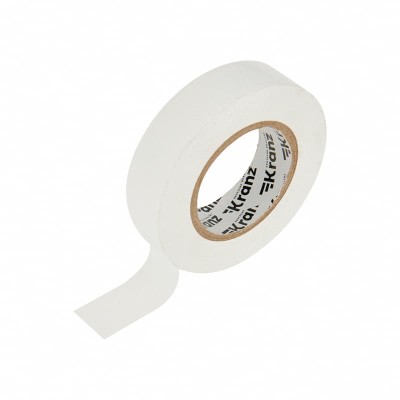 Изолента ПВХ 0,13х19мм, 25м, белая KRANZ Изолента ПВХ 0,13х19мм, 25м, белая KRANZ