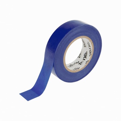 Изолента ПВХ 0,13х19мм, 25м, синяя KRANZ Изолента ПВХ 0,13х19мм, 25м, синяя KRANZ