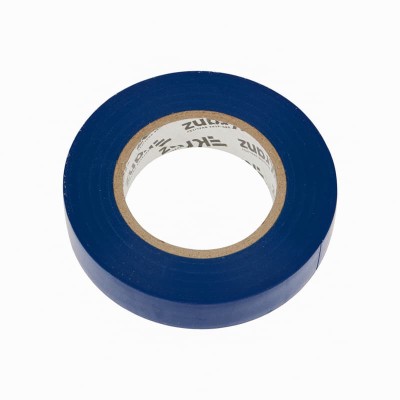 Изолента ПВХ 0,13х15мм, 25м, синяя KRANZ Изолента ПВХ 0,13х15мм, 25м, синяя KRANZ