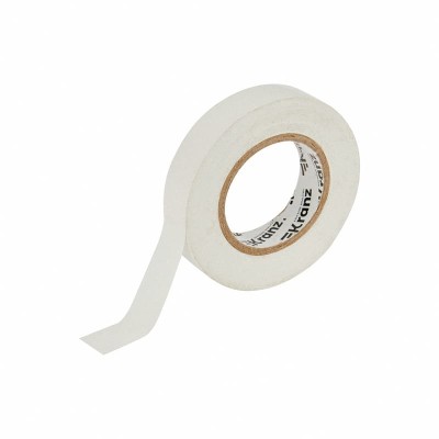 Изолента ПВХ 0,13х15мм, 25м, белая KRANZ Изолента ПВХ 0,13х15мм, 25м, белая KRANZ