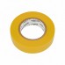 Изолента ПВХ 0,13х19мм, 25м, желтая KRANZ