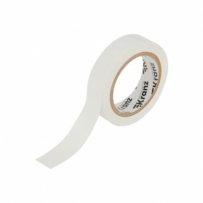 Изолента ПВХ 0,13х15мм, 10м, белая KRANZ Изолента ПВХ 0,13х15мм, 10м, белая KRANZ