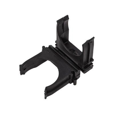 Крепеж-клипса для трубы ø32мм, черная (100 шт/уп) REXANT