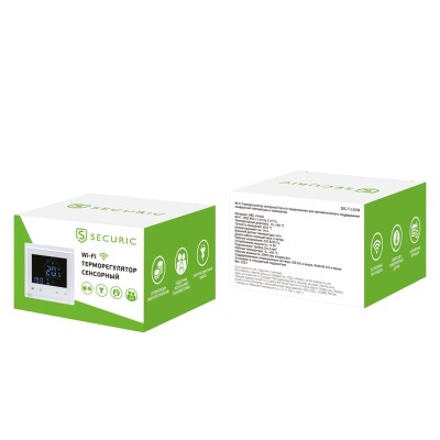 Wi-Fi терморегулятор сенсорный SECURIC Wi-Fi терморегулятор сенсорный SECURIC