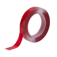 Двухсторонний скотч, акриловая основа, прозрачный, 20мм, ролик 5м REXANT Двухсторонний скотч, акриловая основа, прозрачный, 20мм, ролик 5м REXANT