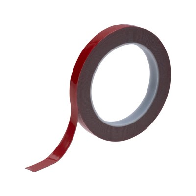 Двухсторонний скотч, акриловая HBA-основа, серый, 12мм, ролик 5м REXANT