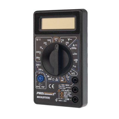 Портативный мультиметр M838 (DT838) PROconnect Портативный мультиметр M838 (DT838) PROconnect