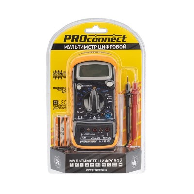 Портативный мультиметр MAS838L (DT858L) PROconnect