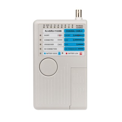 Тестер кабеля универсальный 5 в 1 RJ-45+RJ-11/RJ-12+1394+USB+BNC 3468 REXANT