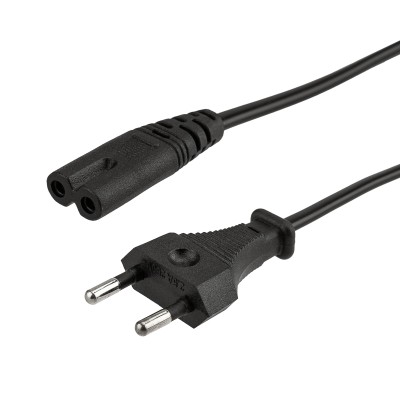 Шнур сетевой, вилка СЕЕ 7/16 - разъем IEC 320 C7, кабель 2x0,75 мм², длина 3 метра (PE пакет) REXANT