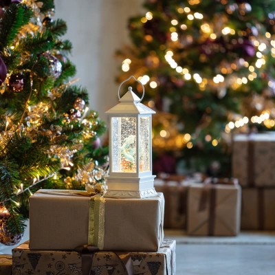 Декоративный светильник Дельфины с конфетти, USB NEON-NIGHT