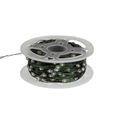 Гирлянда светодиодная Роса с контроллером 30м, 300LED, ТЕПЛЫЙ БЕЛЫЙ, IP20, 230В, зеленый провод NEON-NIGHT Гирлянда светодиодная Роса с контроллером 30м, 300LED, ТЕПЛЫЙ БЕЛЫЙ, IP20, 230В, зеленый провод NEON-NIGHT