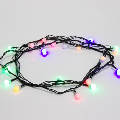 Гирлянда светодиодная Цветные Шарики 20 LED МУЛЬТИКОЛОР 2,8 метра Гирлянда светодиодная Цветные Шарики 20 LED МУЛЬТИКОЛОР 2,8 метра