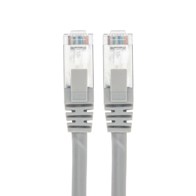 Патч-корд F/UTP, CAT 5e, RJ45-RJ45, 26AWG, LSZH, серый, 0,5м REXANT
