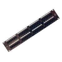 Панель коммутационная 19", 2U, 48 портов, UTP, RJ-45, CAT 5e REXANT