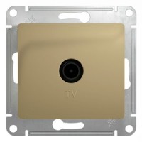 GLOSSA TV РОЗЕТКА проходная 4дБ, механизм, ТИТАН