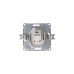 ATN000383 ATLASDESIGN РОЗЕТКА компьютерная RJ45, кат. 5Е, механизм, АЛЮМИНИЙ