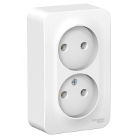 Розетка "Blanca" О/У 2-я изолир.пл. (250В, 16А)