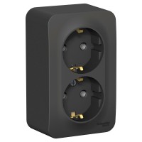 Розетка "Blanca" О/У с ЗК 2-я (250В, 16А) Розетка "Blanca" О/У с ЗК 2-я (250В, 16А)