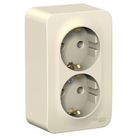 Розетка "Blanca" О/У с ЗК 2-я изолир.пл. (250В, 16А)