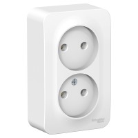 Розетка "Blanca" О/У 2-я монт.пл. (250В, 16А)