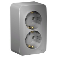 Розетка "Blanca" О/У с ЗК 2-я изолир.пл. (250В, 16А)