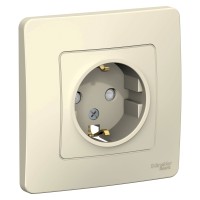 Розетка "Blanca" С/У с ЗК (250В, 16А, защит.шторки) Розетка "Blanca" С/У с ЗК (250В, 16А, защит.шторки)